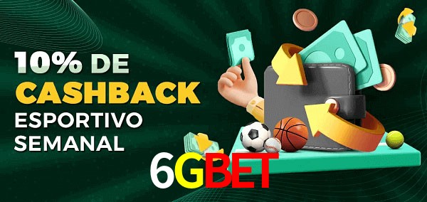 10% de bônus de cashback na 6GBET